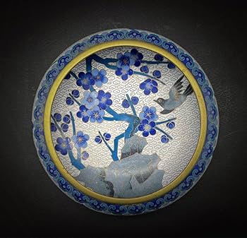 中國美術 古玩 景泰蓝 七宝焼　黒地花鳥蝶々紋様瓢箪　花器 京法造 m25253784374_1.jpg?1747801777